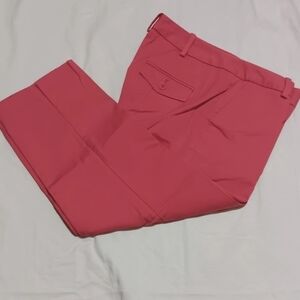 3 X$25. TALBOTS Pink Capris with pockets Size 4P
